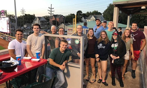 Social event with SEECS Scholars at Seawolves Game (Spring 2019)